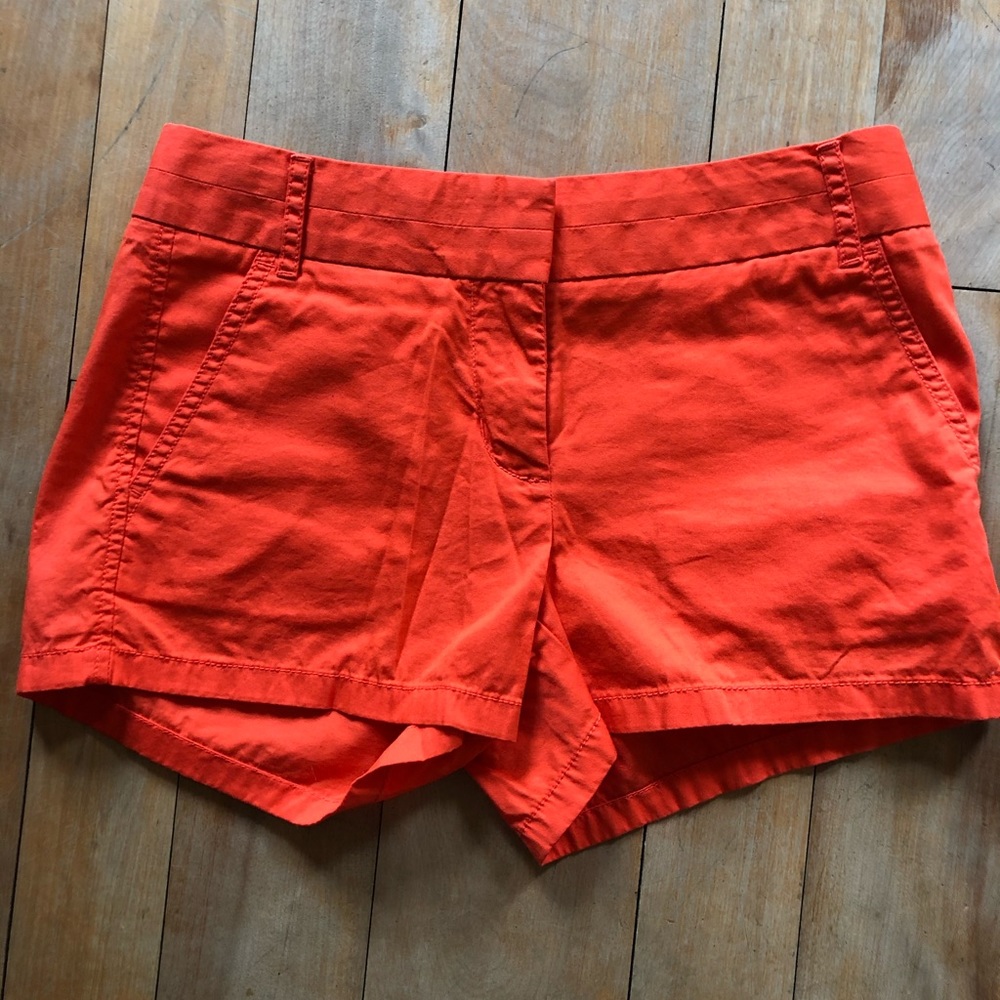 Orange J Crew Chino Short